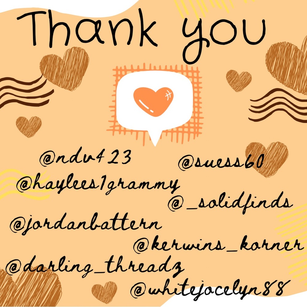 Thank you Poshers!